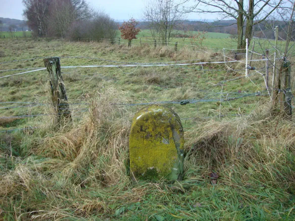 Ein alter Grenzstein, Rheinland.