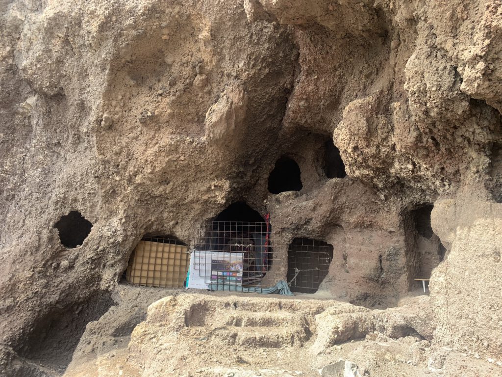 Steinzeithöhlen auf Las Palmas.