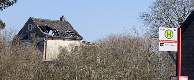 Geisterhaus an der Mühle in Köln.