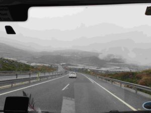 Regen in Spanien