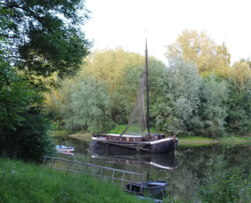 Insel im Rhein verschwunden, Rheinland