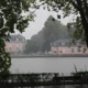 Das unbewohnte Rosa Schloss, Rheinland.