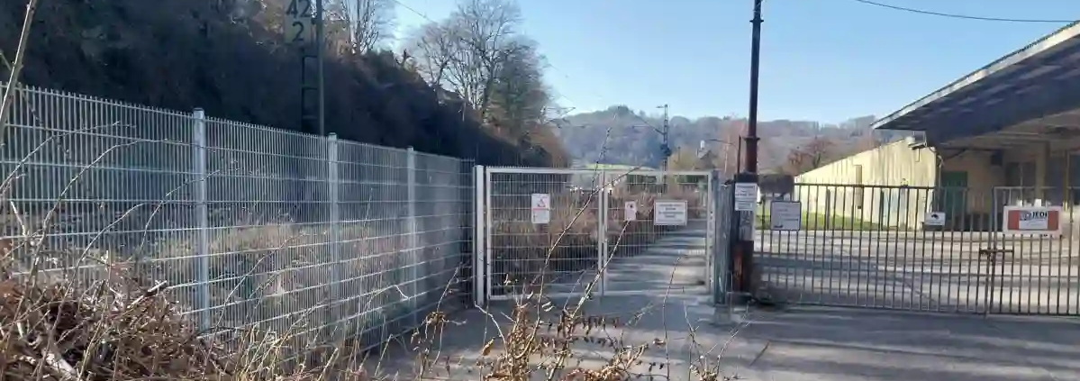 Der Spinnerweg wurde teilweise gesperrt Tor