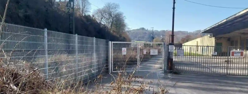 Der Spinnerweg wurde teilweise gesperrt Tor