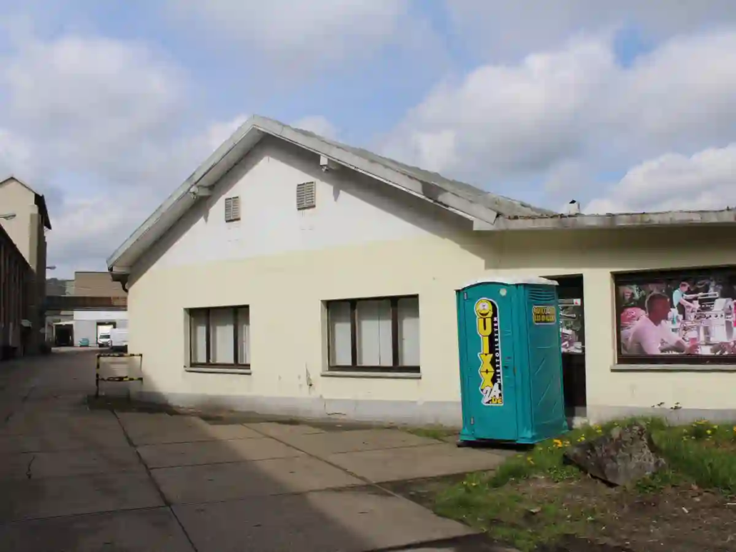 Das Schoeller Gelaende in Eitorf und wie es dort weitergeht alte Kantine
