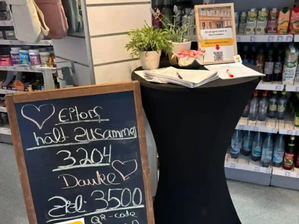 dm verlaesst den Standort Eitorf Unterschriftenliste