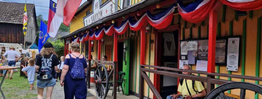 Die Westernstadt feiert ihr Ranchfest.