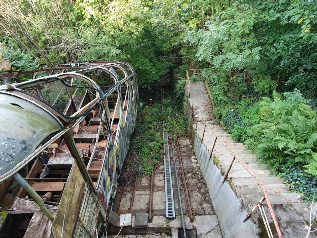 Die Malbergbahn als Geisterbahn von Bad Ems