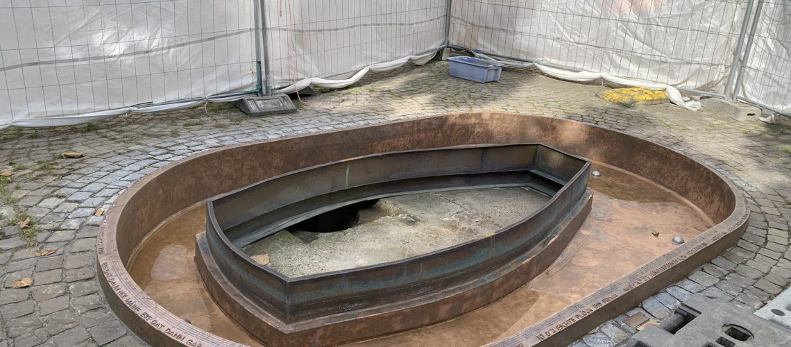 Der Karl-Berbuer-Brunnen in der Südstadt wird für 70000 Euro gar von Grund auf saniert.